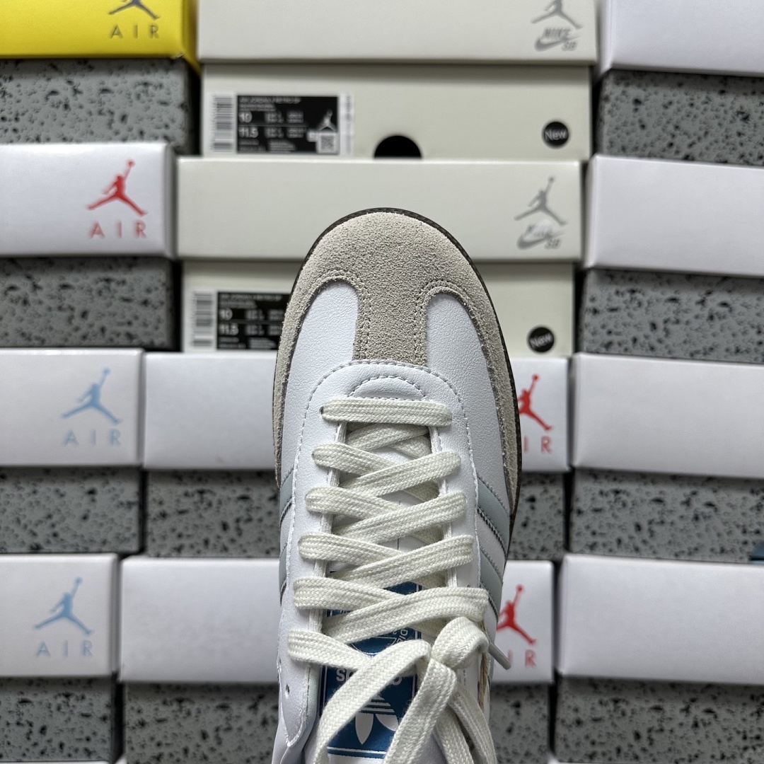 Adidas Samba OG White Halo Blue ID2055 - Image 3