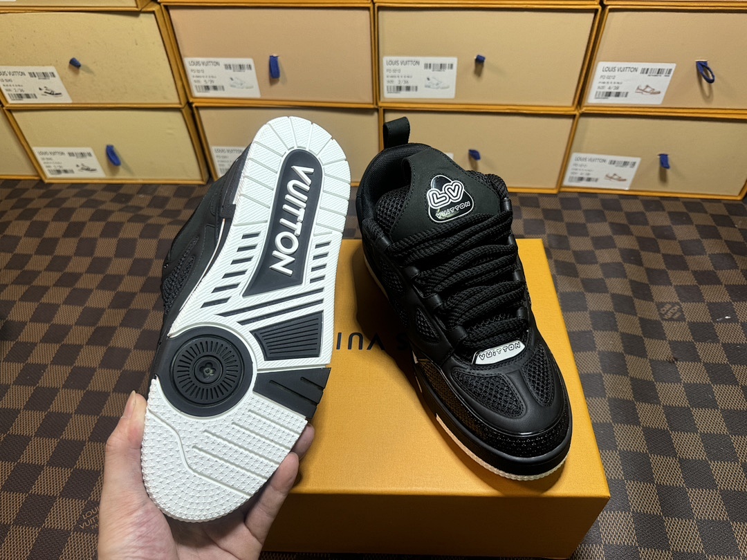 Louis Vuitton LV SkateBlack Sports Shoes - Image 2