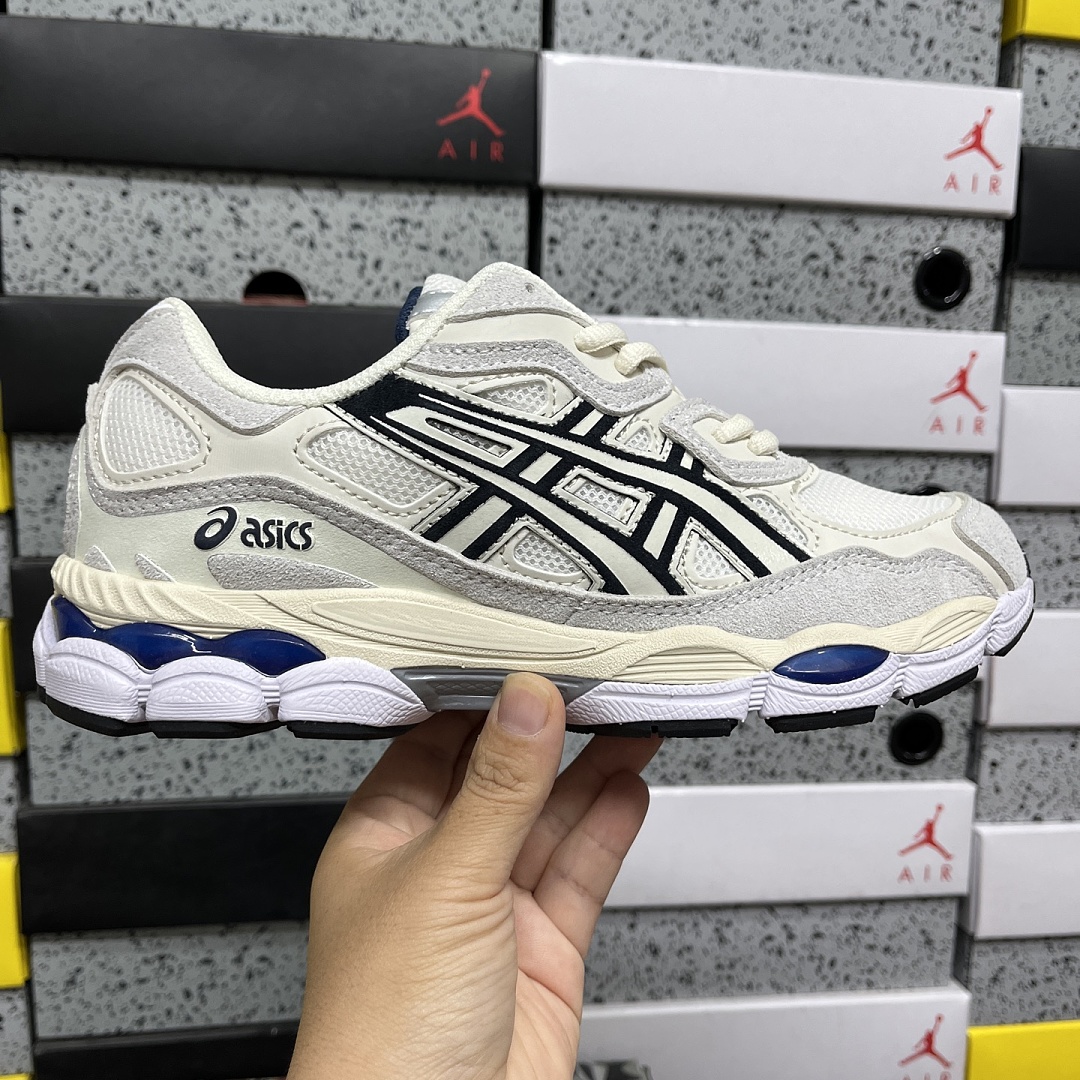 ASICS Gel-NYC White Grey Midnight - Image 6