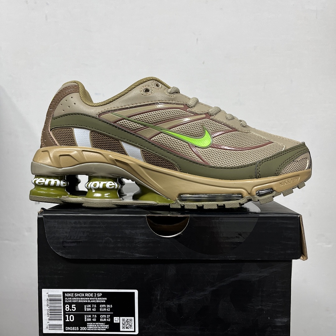 Nike Shox Ride 2 Supreme (Olive)