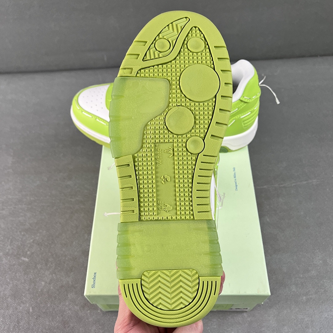Off-White White Green Stitching - Image 6