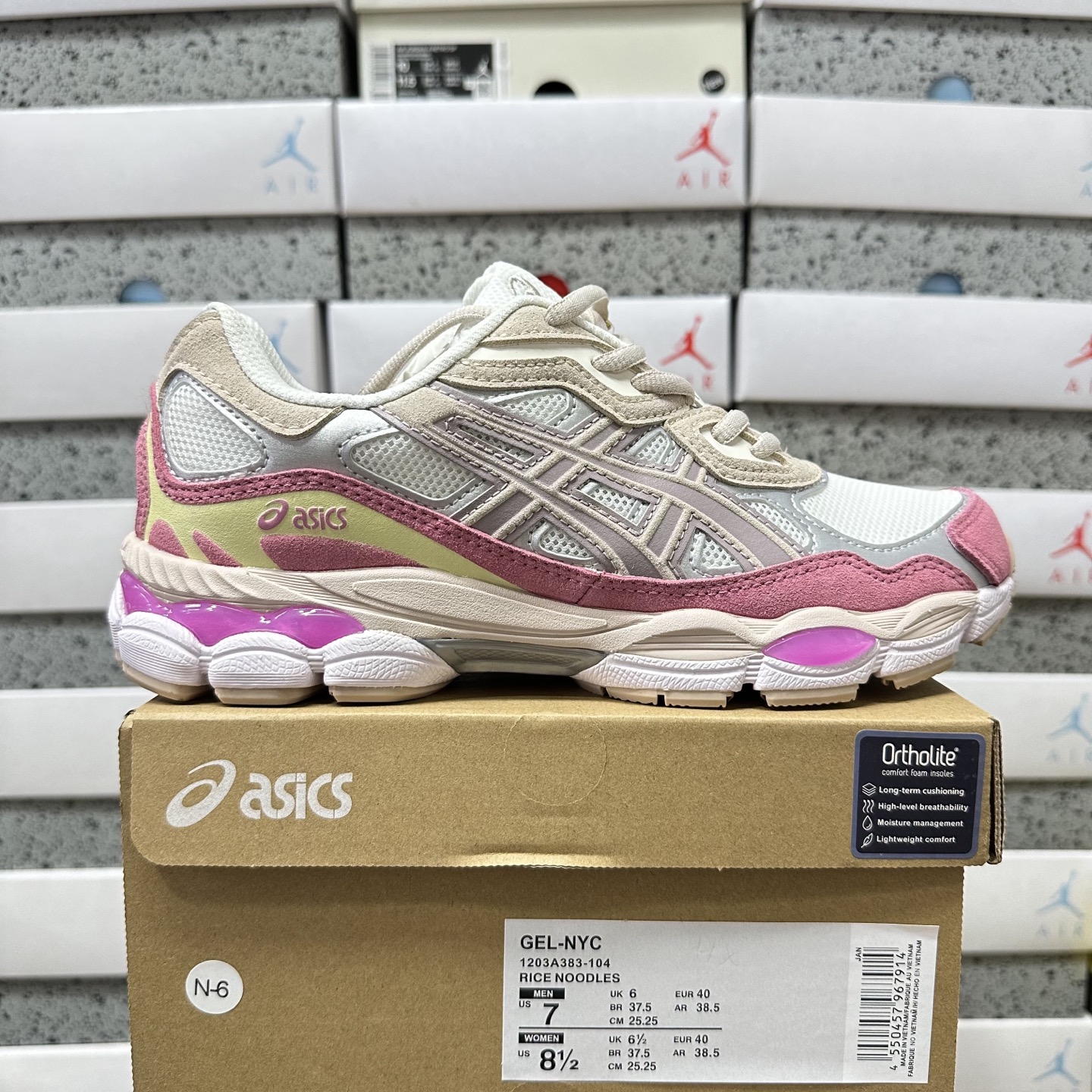 ASICS Gel-NYC Cream Mineral Beige Pink 1203A383-104 - Image 11