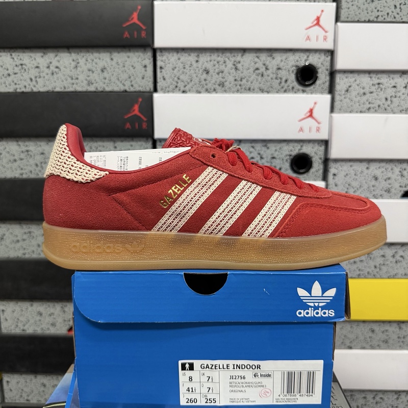 Adidas Gazelle Indoor Better Scarlet Wonder White Gum JI2756