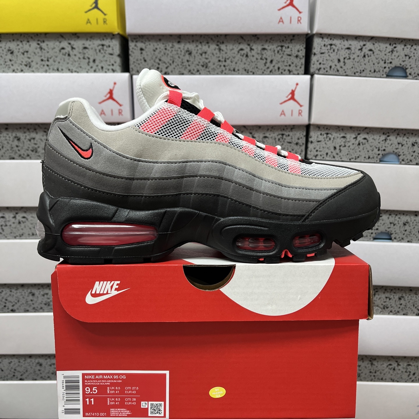 Nike Air Max 95 OG Big Bubble Solar Red 2.0 - Image 11