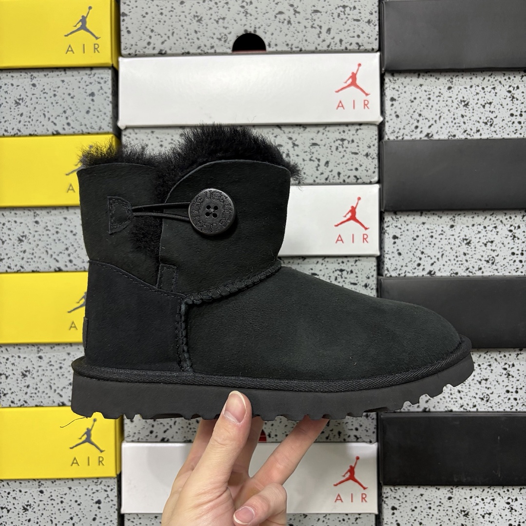 UGG Classic 3352 Buckle Mid Black -6422 - Image 2