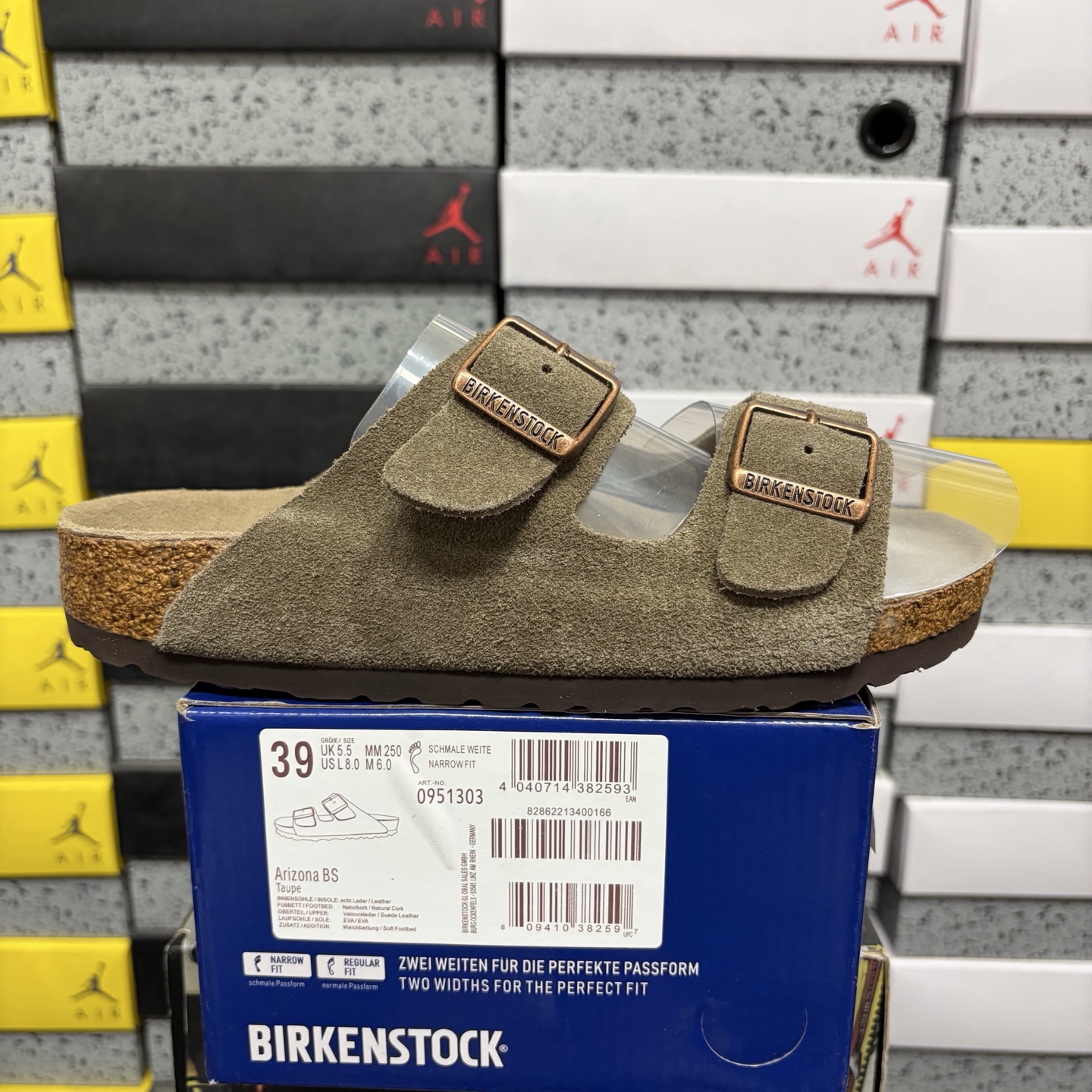 Birkenstock Birken Arizona Birkibuc 0951303 (Grey) - Image 10