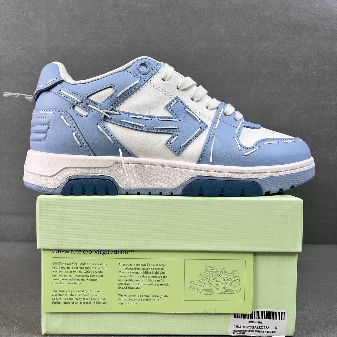 Off-White White Blue Stitching - Image 10