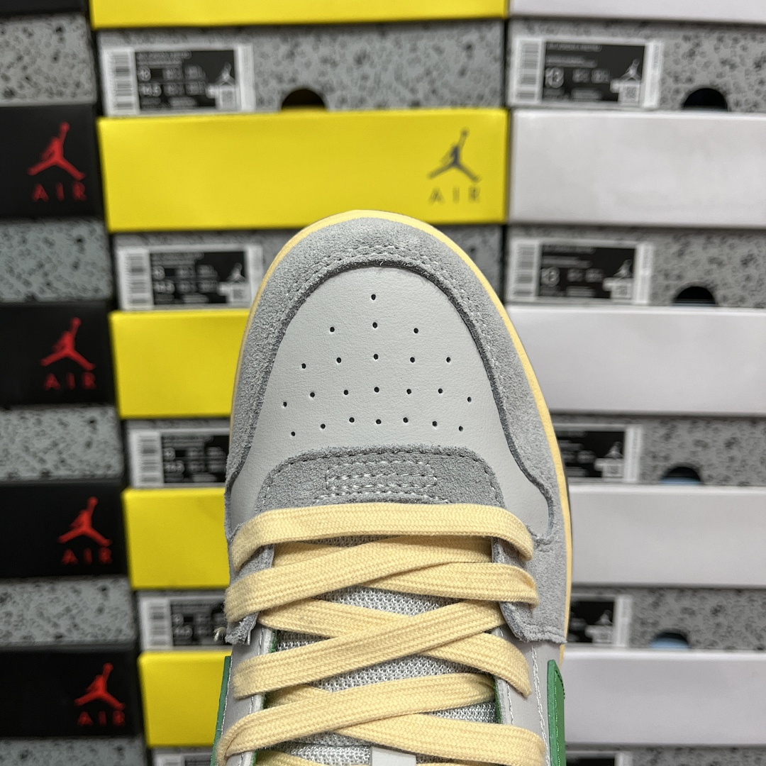 Off-White Out Of Office OOO Low Tops (Light Grey Green) - Image 9