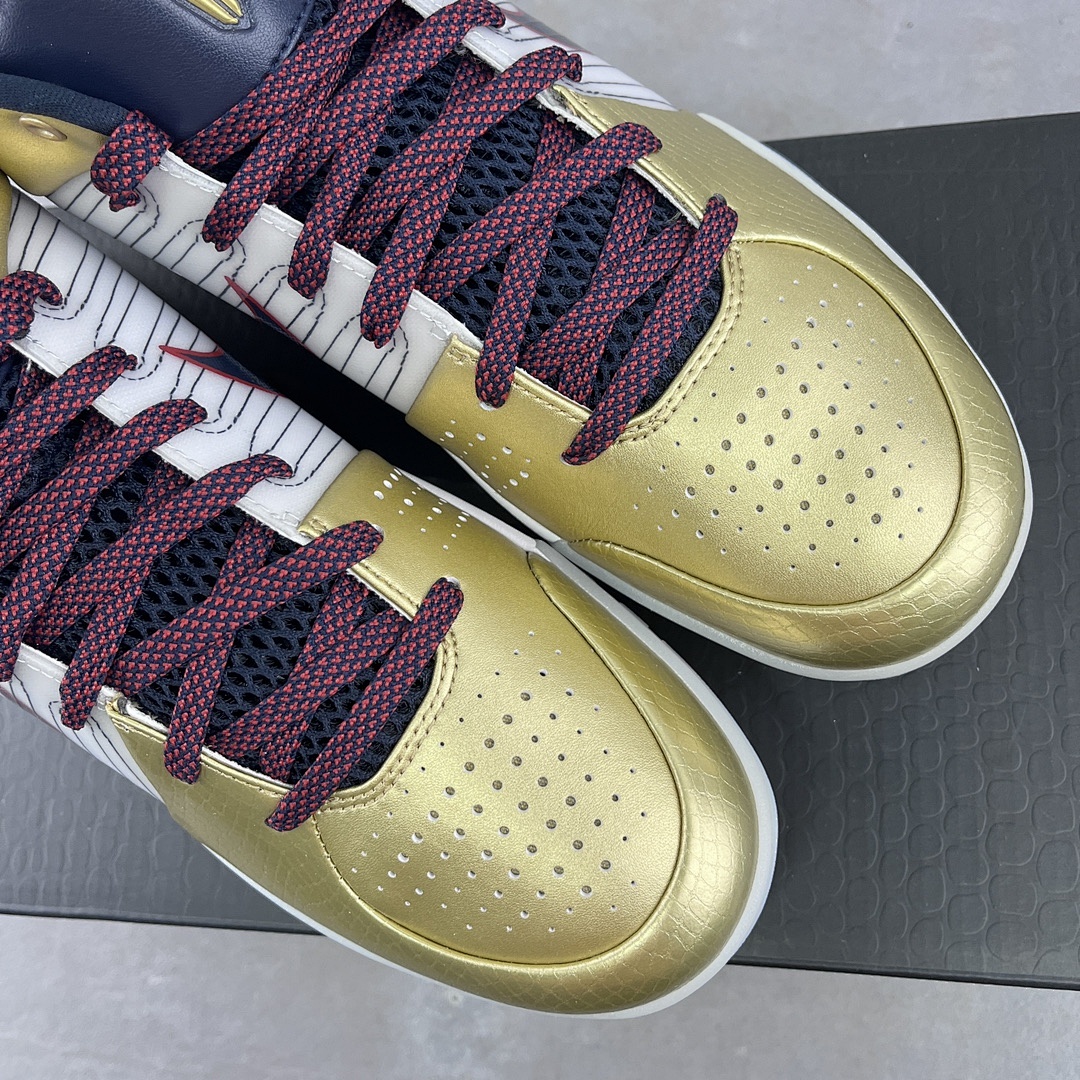Nike Kobe 4 Protro Gold Medal ZK4 (White Black) - Image 3
