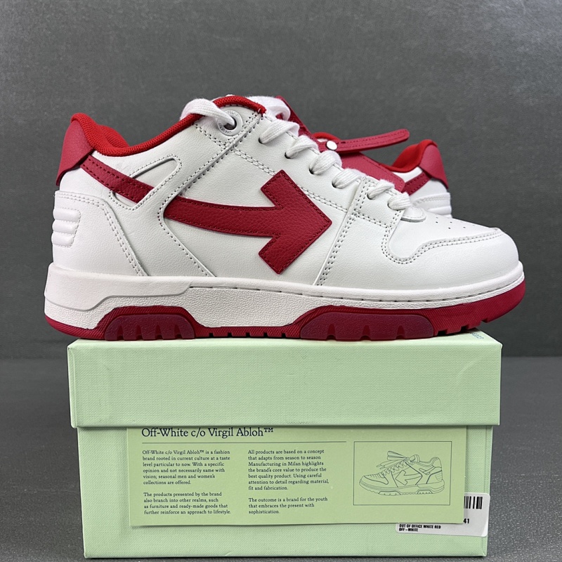 Off-White White Red