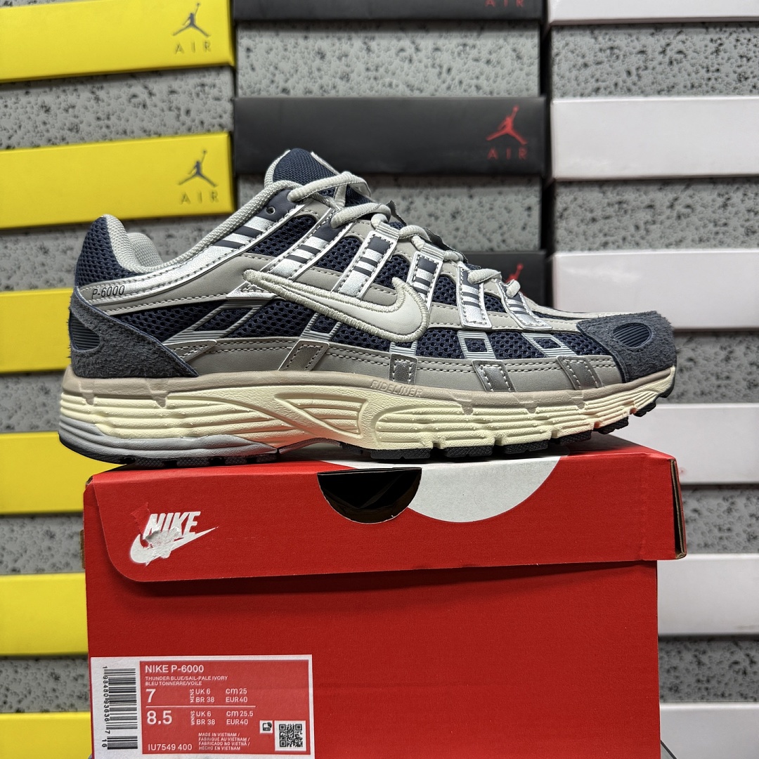 Nike P-6000 Thunder Blue Pale Ivory