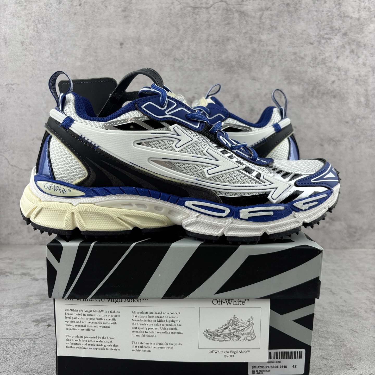 Off-White Be Right Back (White Blue Black) - Image 10