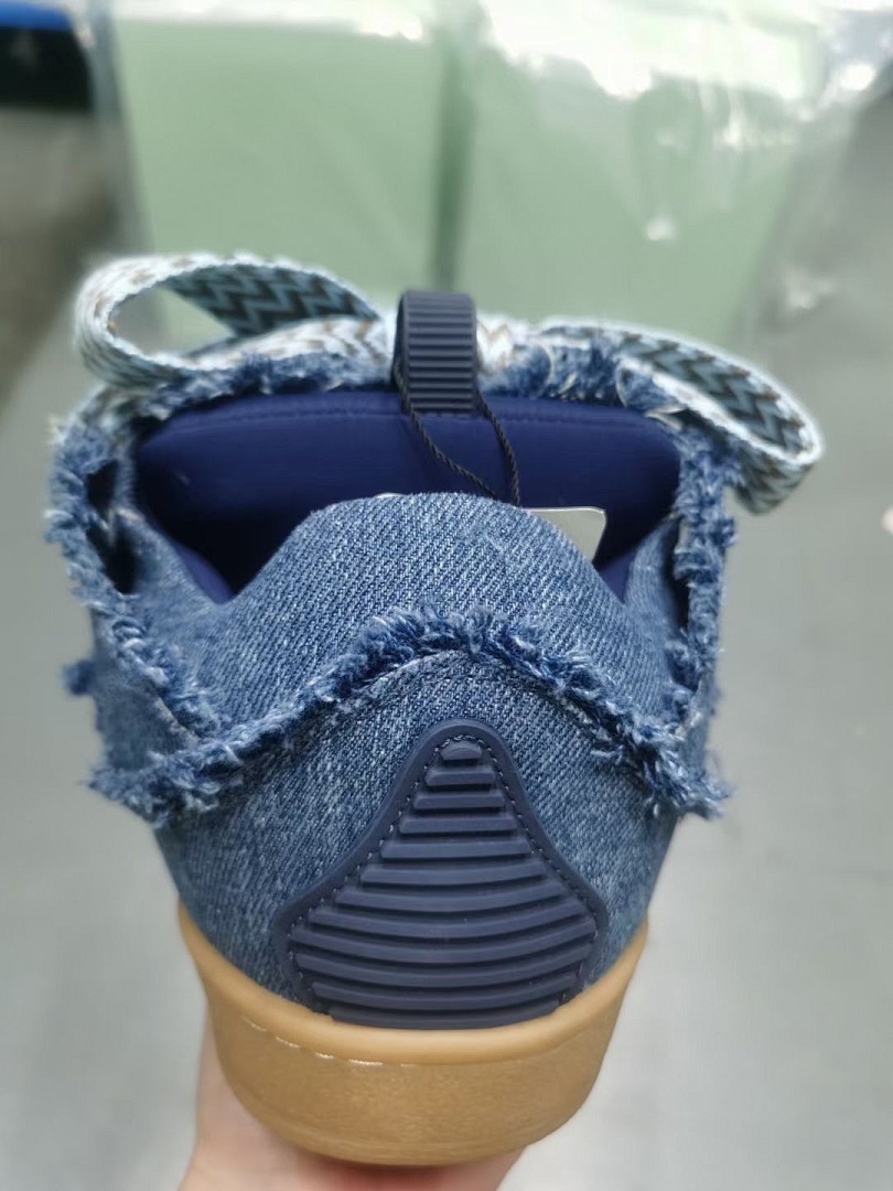 Lanvin FoShan Batch Lanvin Leather Curb Sneakers Three Generations - Image 6