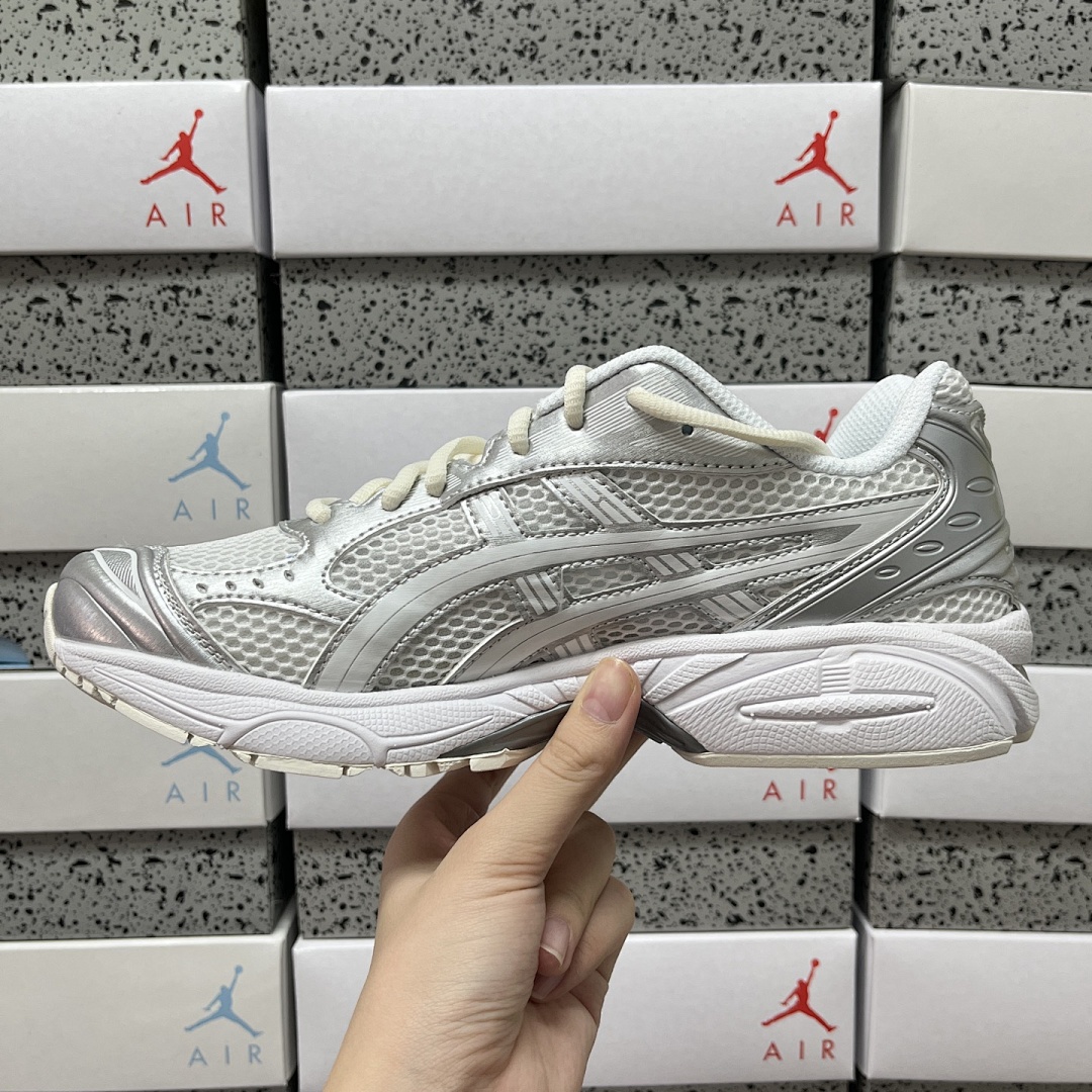 ASICS Gel-Kayano 14 JJJJound (Silver White) - Image 3