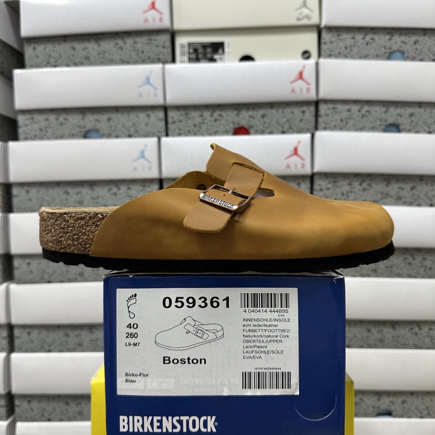 Birkenstock Birken Boston Soft Footbed Red Brown Leather - Image 10