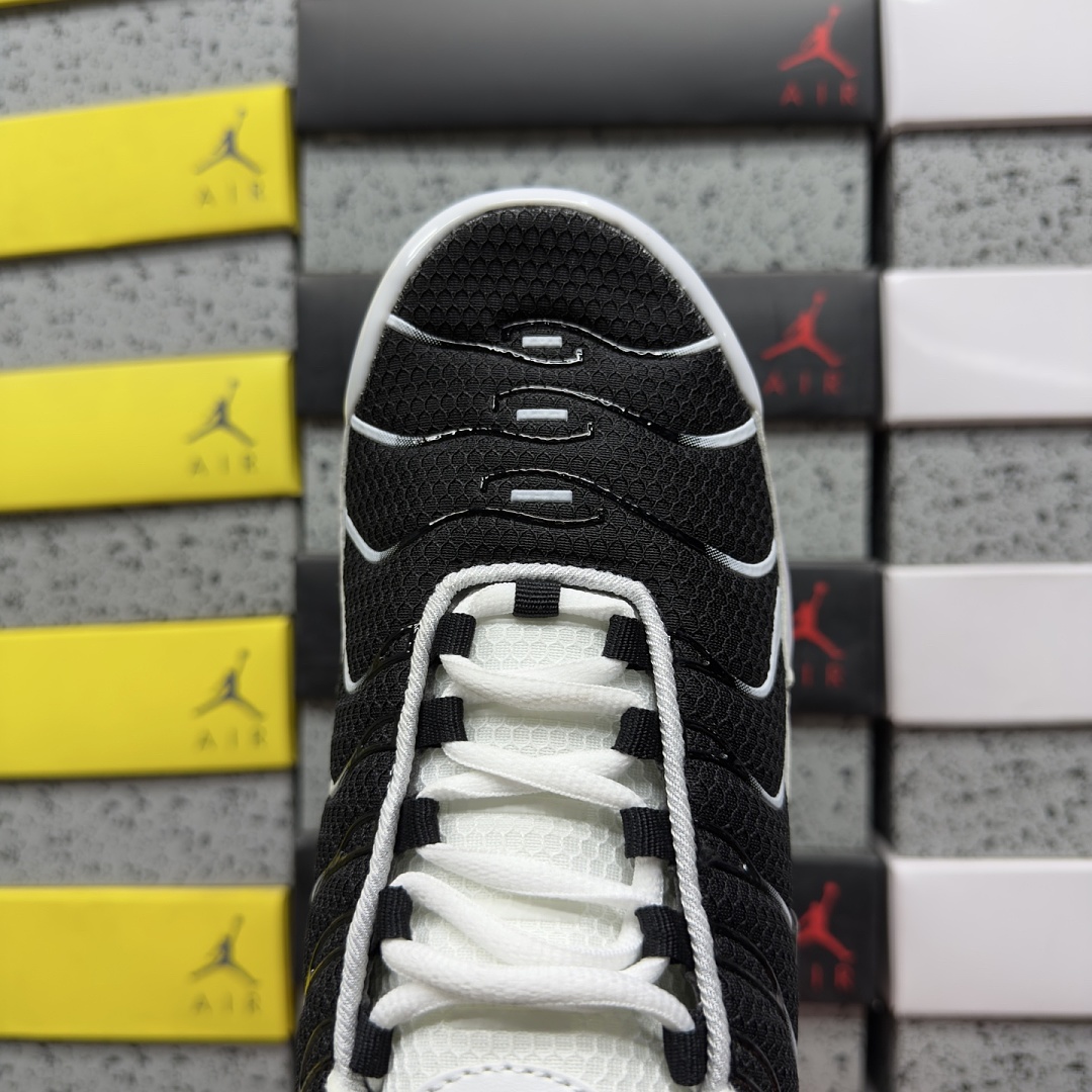 Nike Air Max Plus White Black Metallic Pewter - Image 7