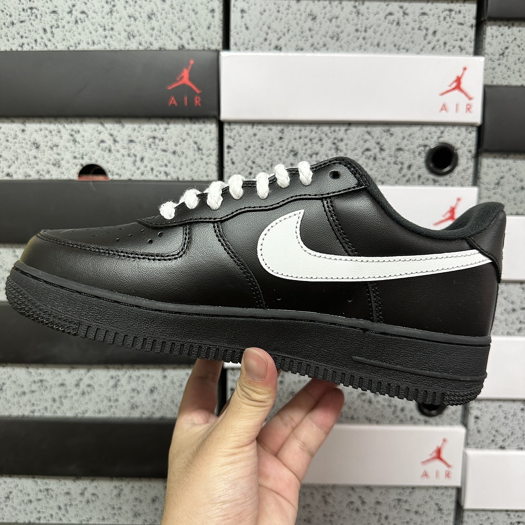Nike Air Force 1 Low Supreme White Black Sup - Image 7