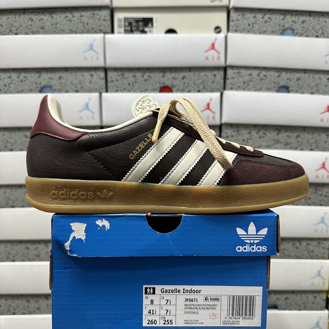 Adidas Gazelle Indoor The Blue Trio Bronze Light Brown JP5671