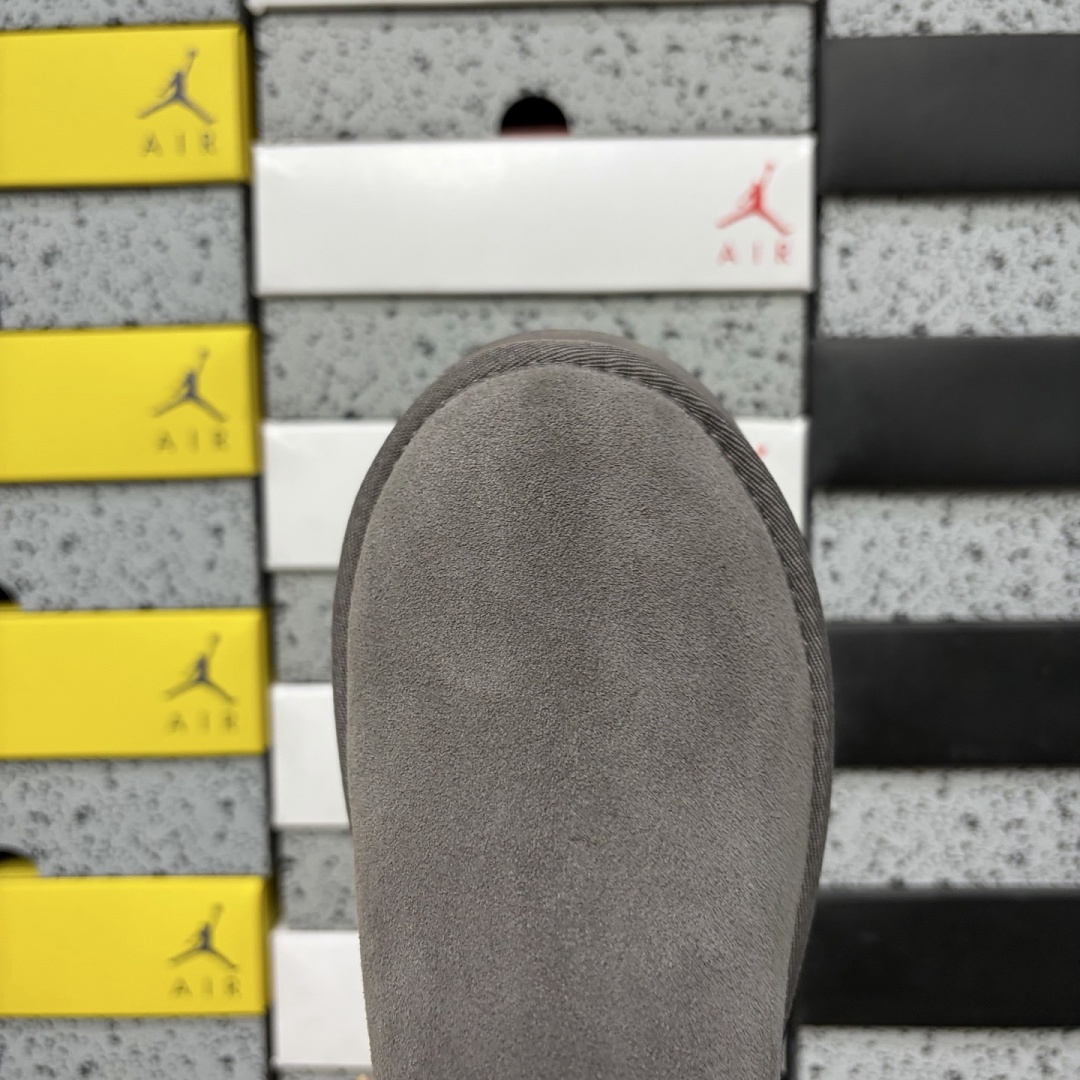 UGG Classic Mini Dipper Boot Thunder Cloud Grey -8170 - Image 3