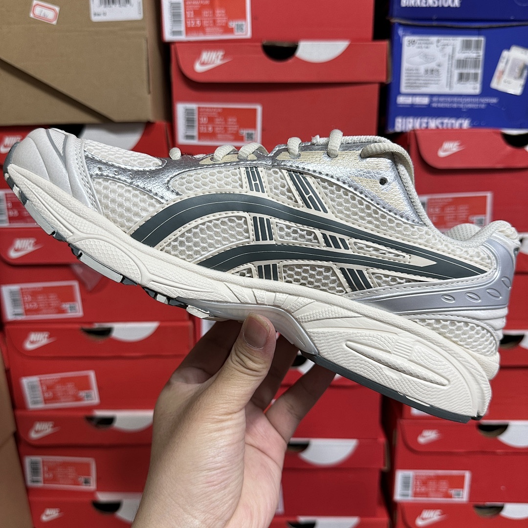 ASICS Gel-Kayano 14 Birch Dark Pewter 1201A019-200 (Silver White) - Image 4