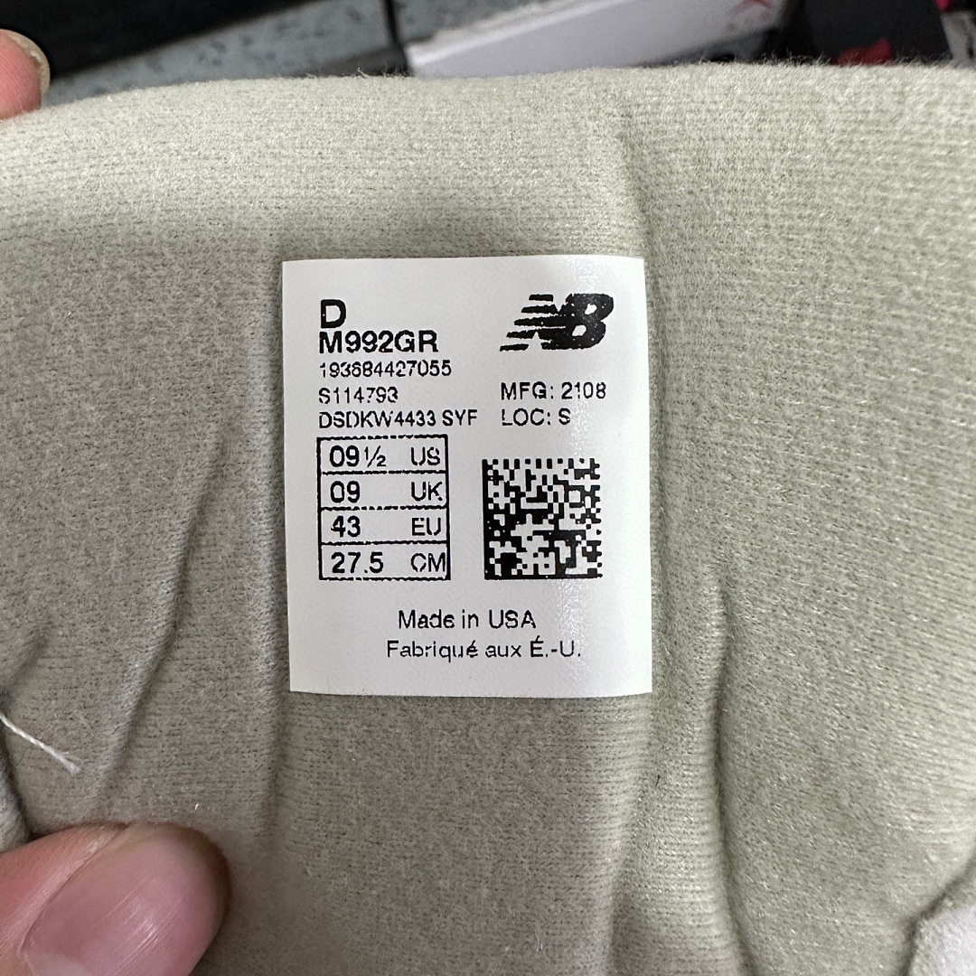 New Balance 992 (Grey) - Image 4