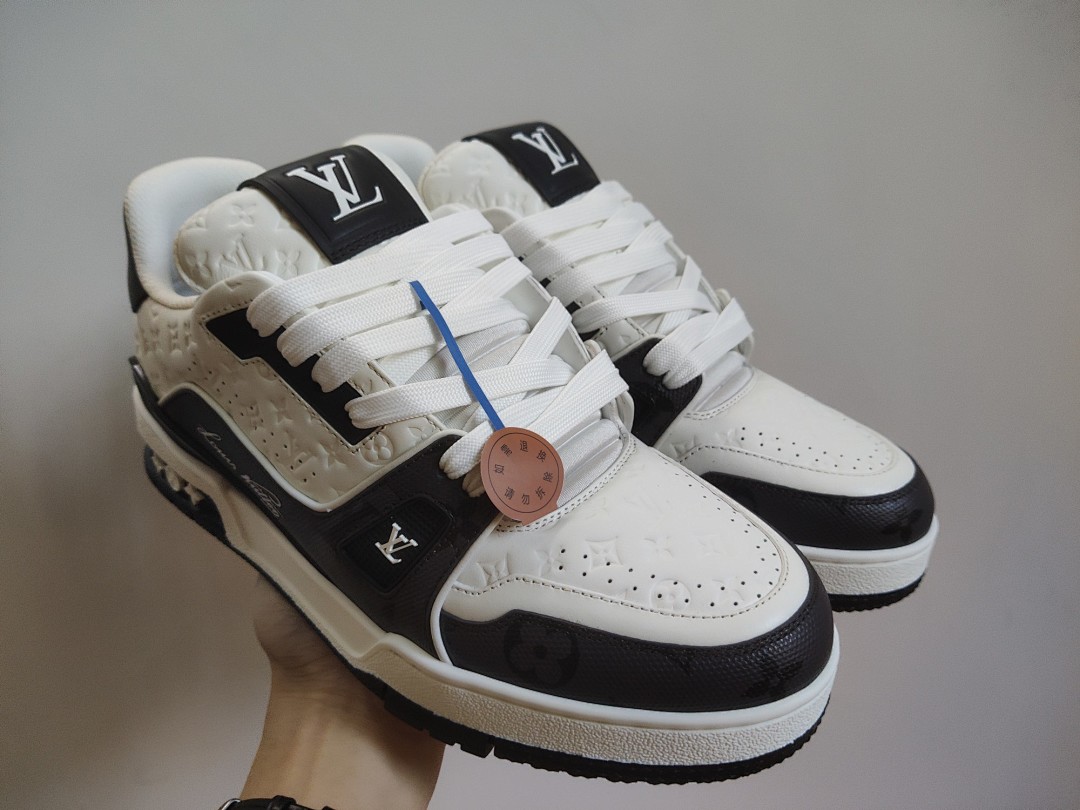 Louis Vuitton LV Trainer #54 (Black White) - Image 7