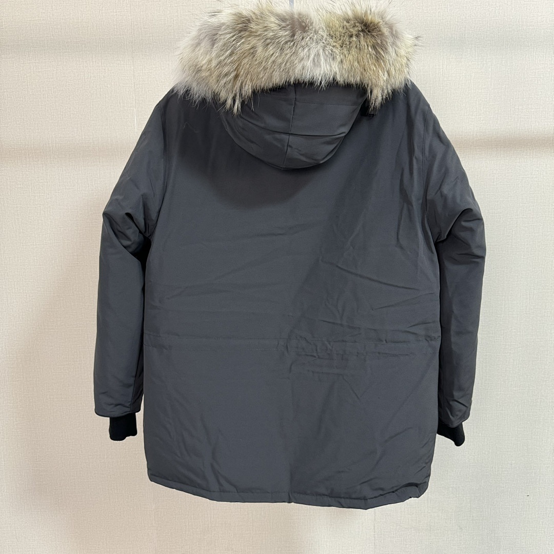 Canada Goose Parka 65 Ink Grey 5 - Image 8