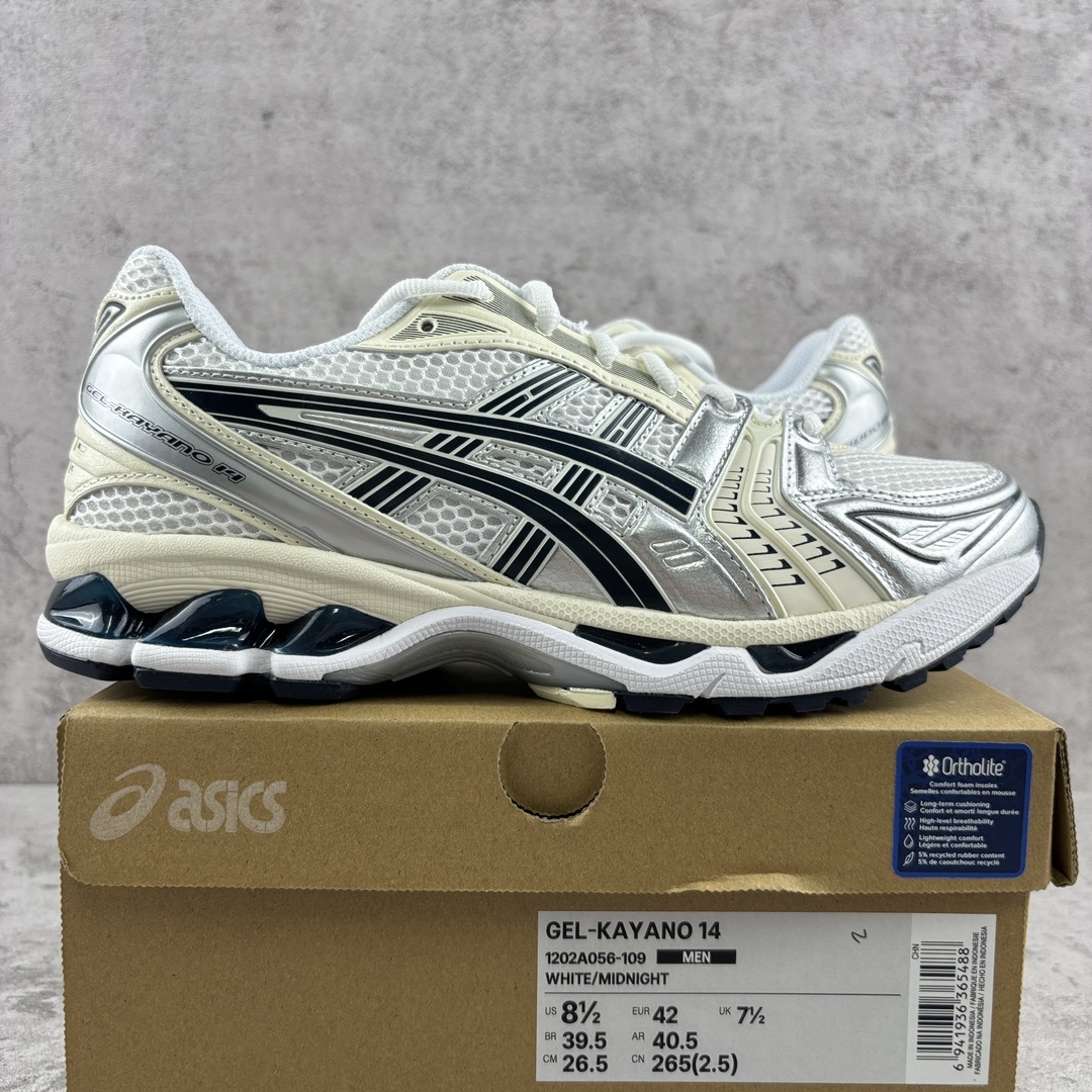 ASICS Gel-Kayano 14 White Midnight 1202A056-109 - Image 10