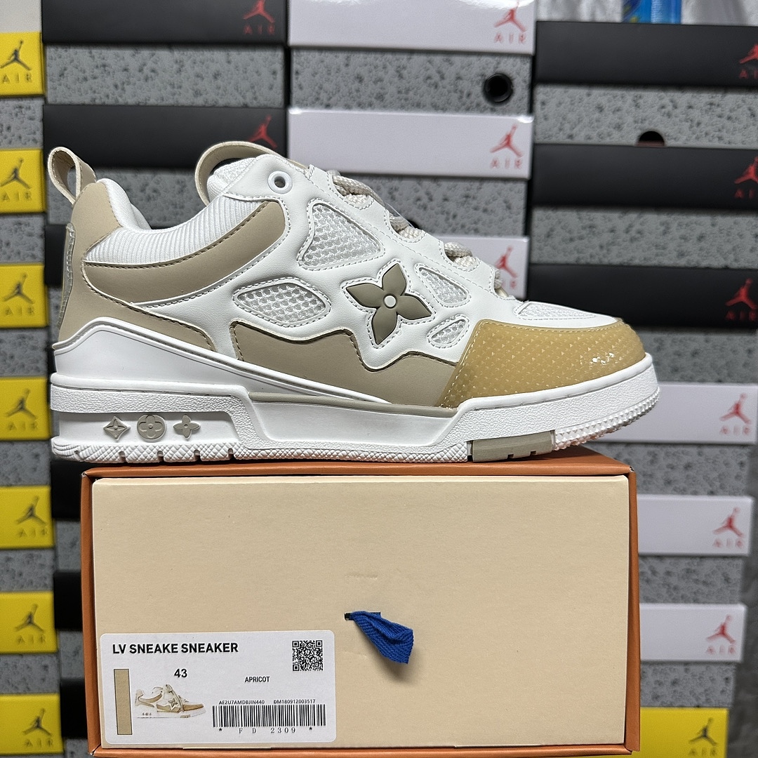 Louis Vuitton Skate Sneaker SK8 (White Brown)