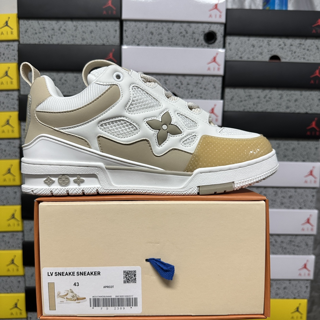Louis Vuitton Skate Sneaker SK8 (White Brown) - Image 13