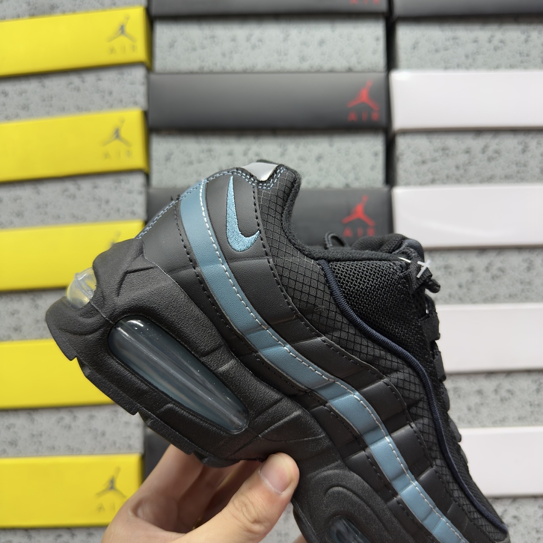 Nike Air Max 95 OG Big Bubble Smoky (Blue Black) - Image 4