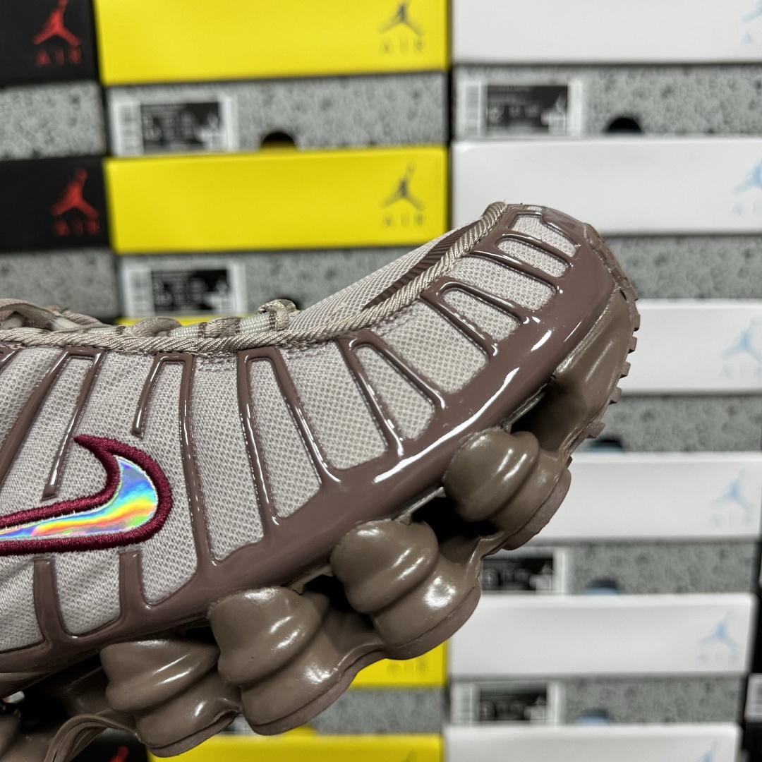 Nike Shox TL Pumice Night Maroon - Image 2