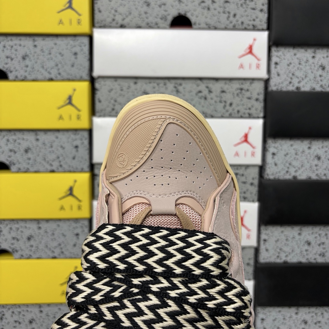 Lanvin Leather Curb Nude Pink Gum Sole DRAG‑A20 - Image 10