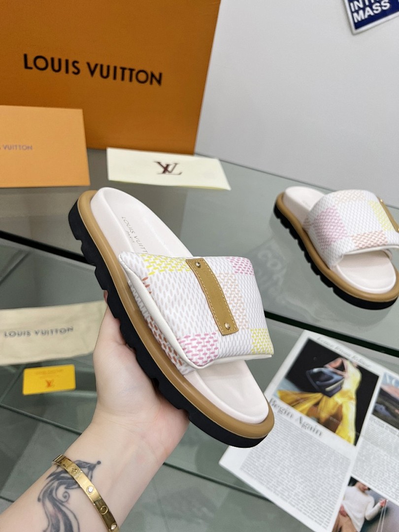 Louis Vuitton Velcro Slippers - Image 6