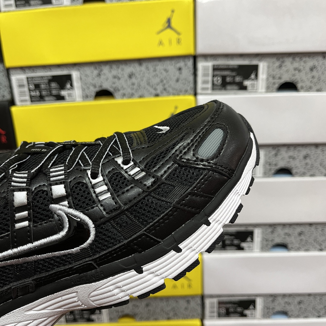 Nike P-6000 (Black White Metallic Silver) - Image 4