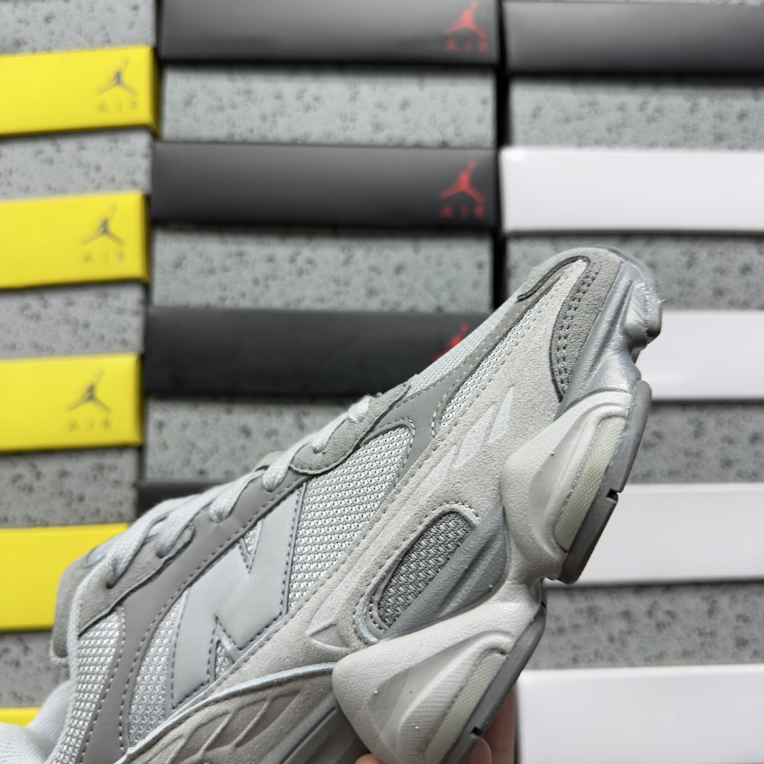 New Balance 9060 Pearl Grey Linen - Image 5