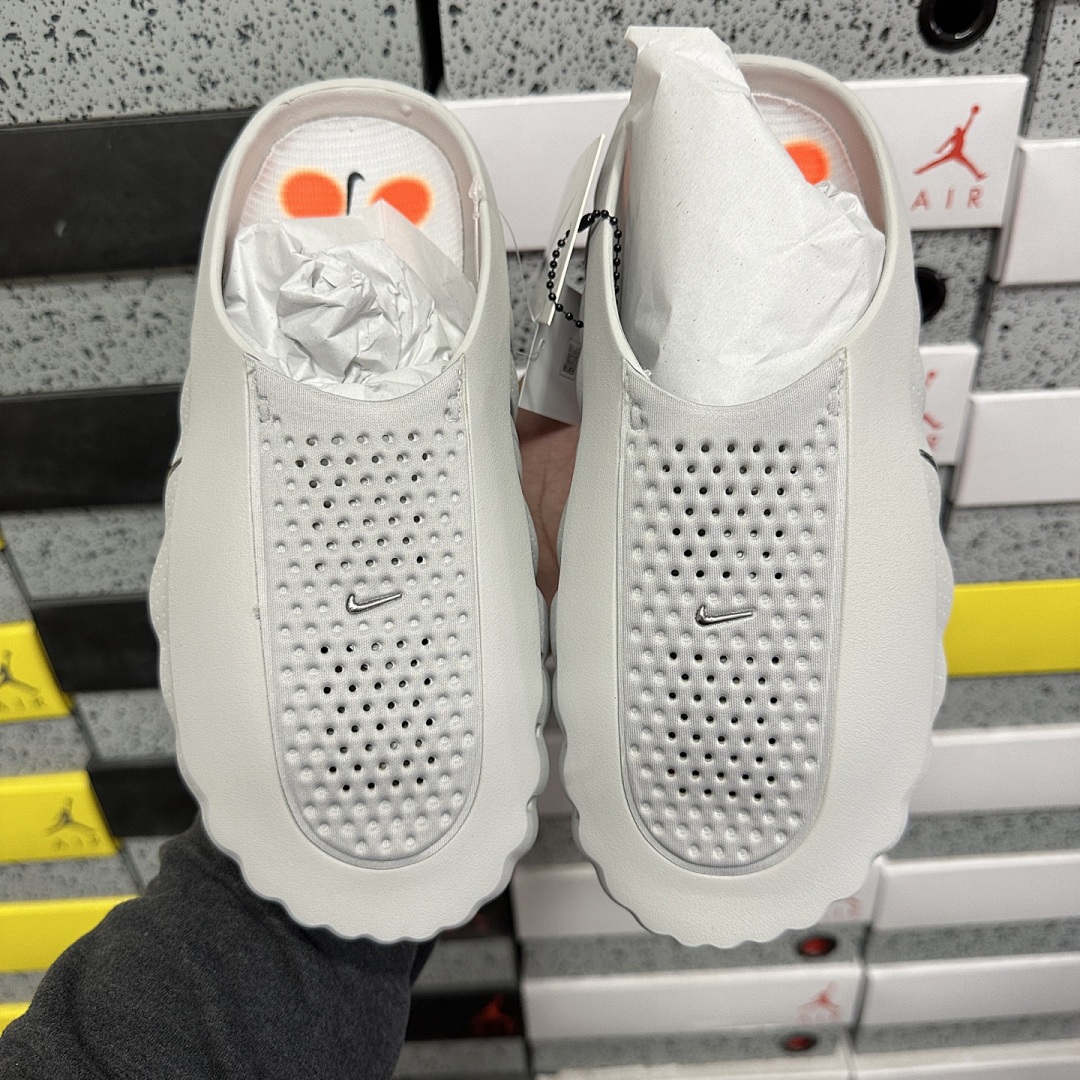Nike Mind 001 Slide Light Smoke Grey HQ4307-003 (White) - Image 3