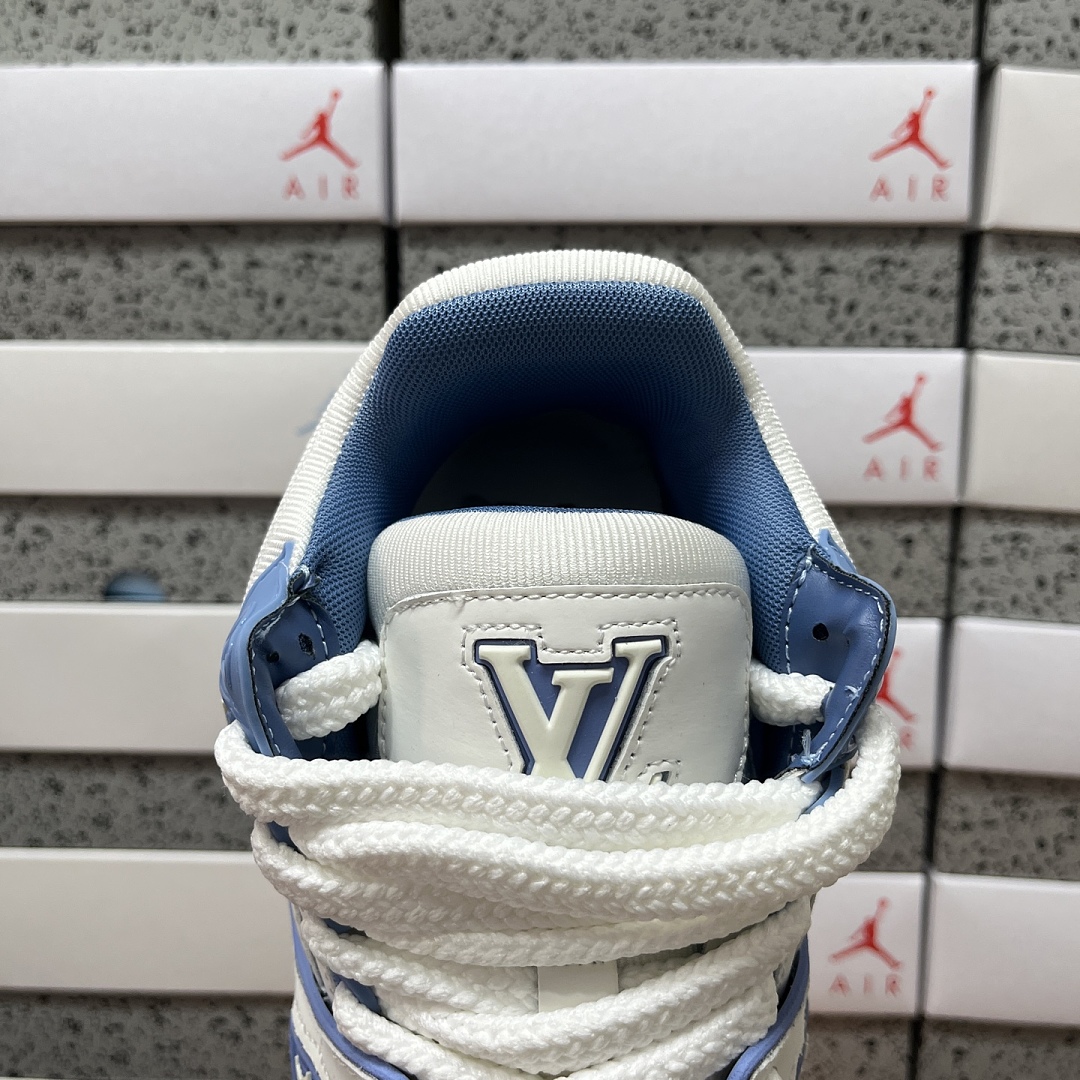 Louis Vuitton Trainer Maxi (White Blue) - Image 6