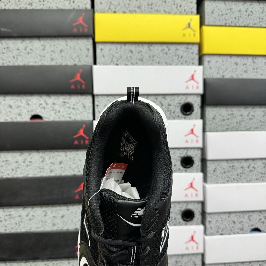 New Balance 530V2 (Black White) - Image 6