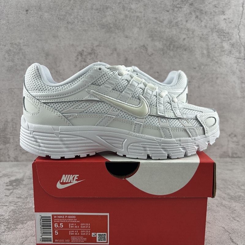 Nike P-6000 (Triple White)