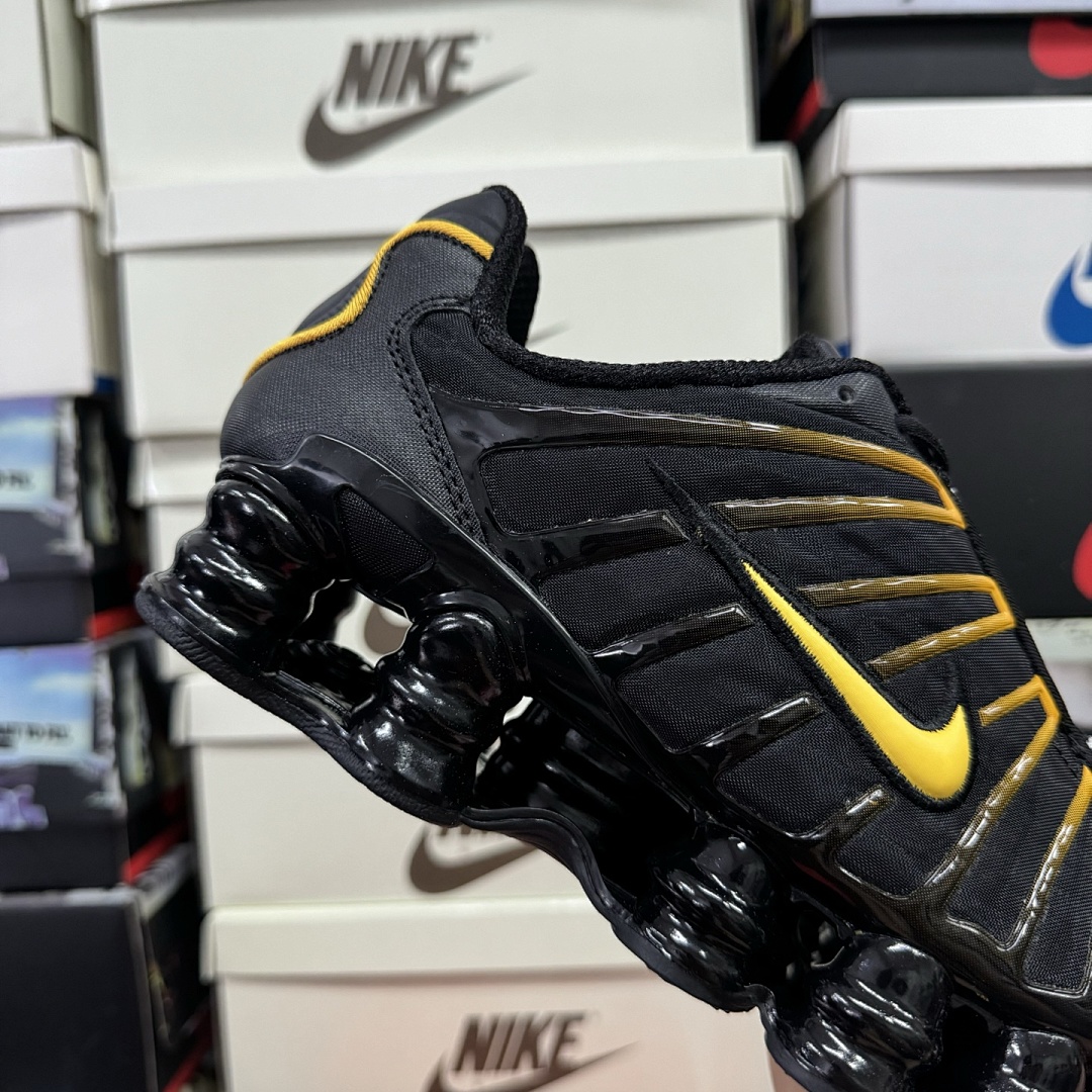 Nike Shox TL Black University (Gold) - Image 8
