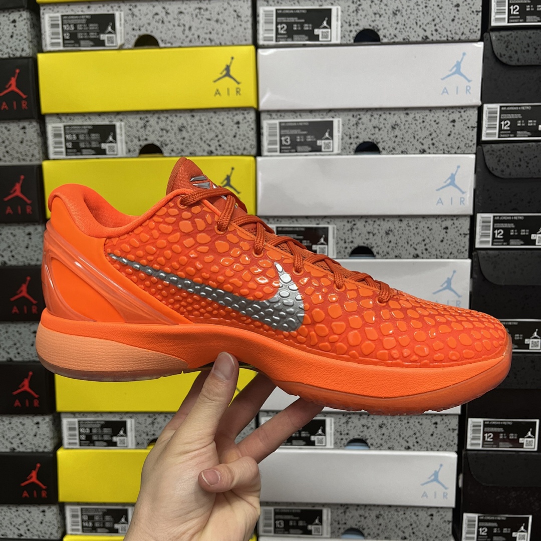 Nike Kobe 6 Protro Total Orange ZK6 - Image 2