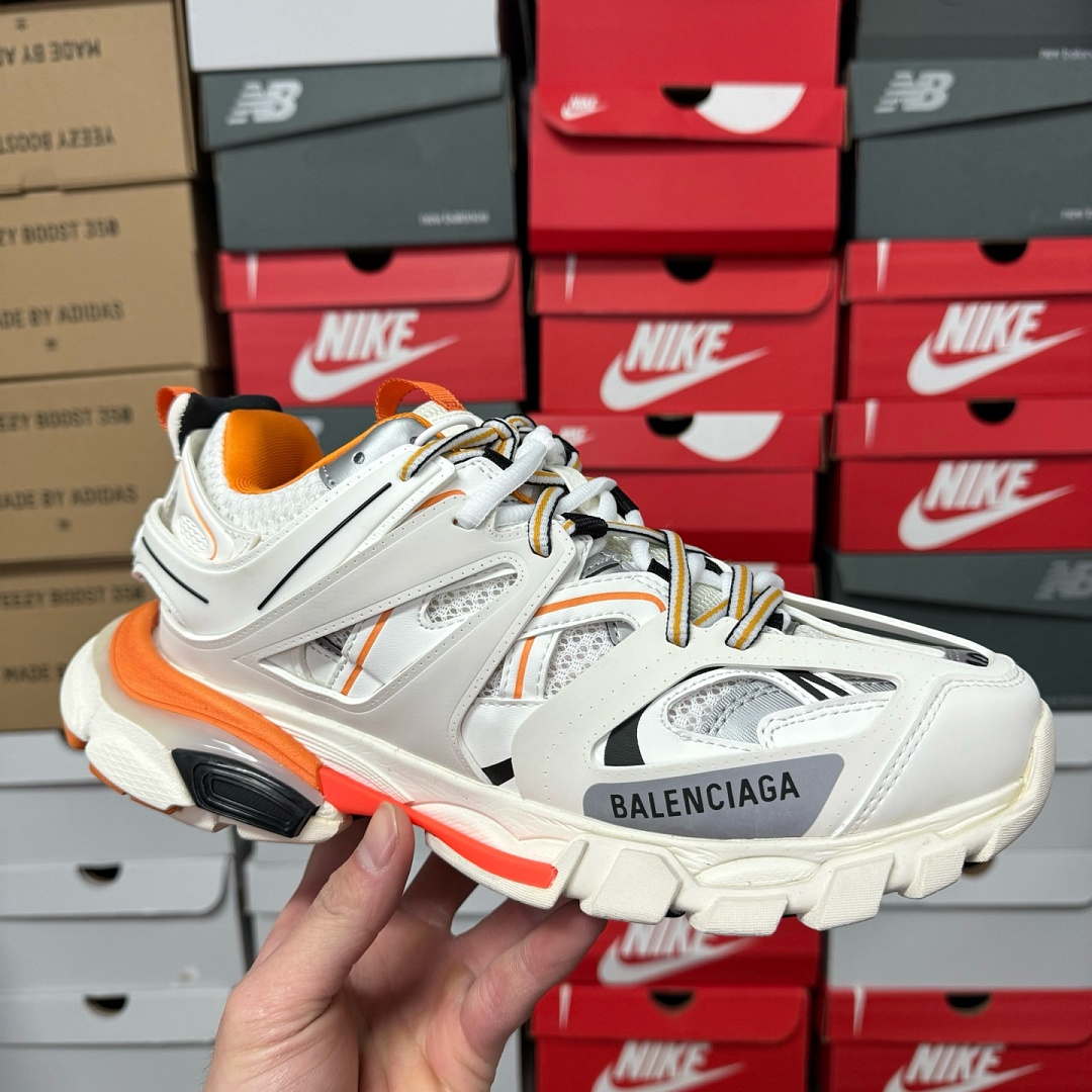 Balenciaga Track White Orange LED - Image 2
