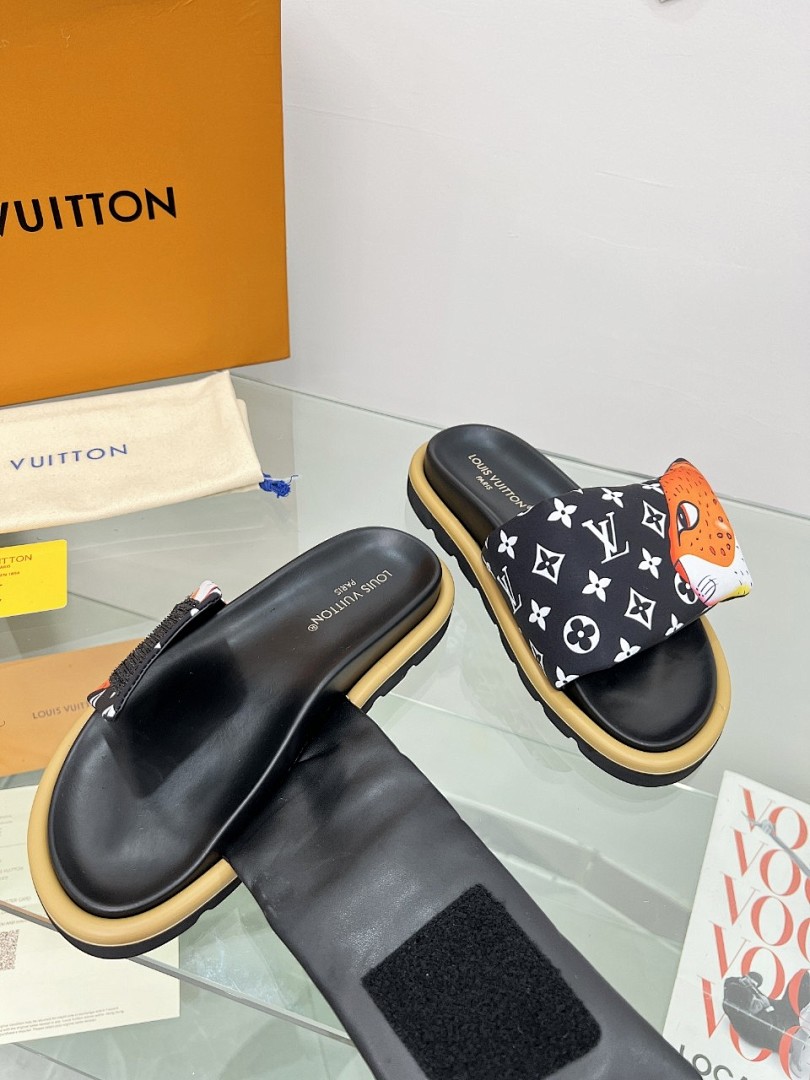 Louis Vuitton Velcro Slippers - Image 3