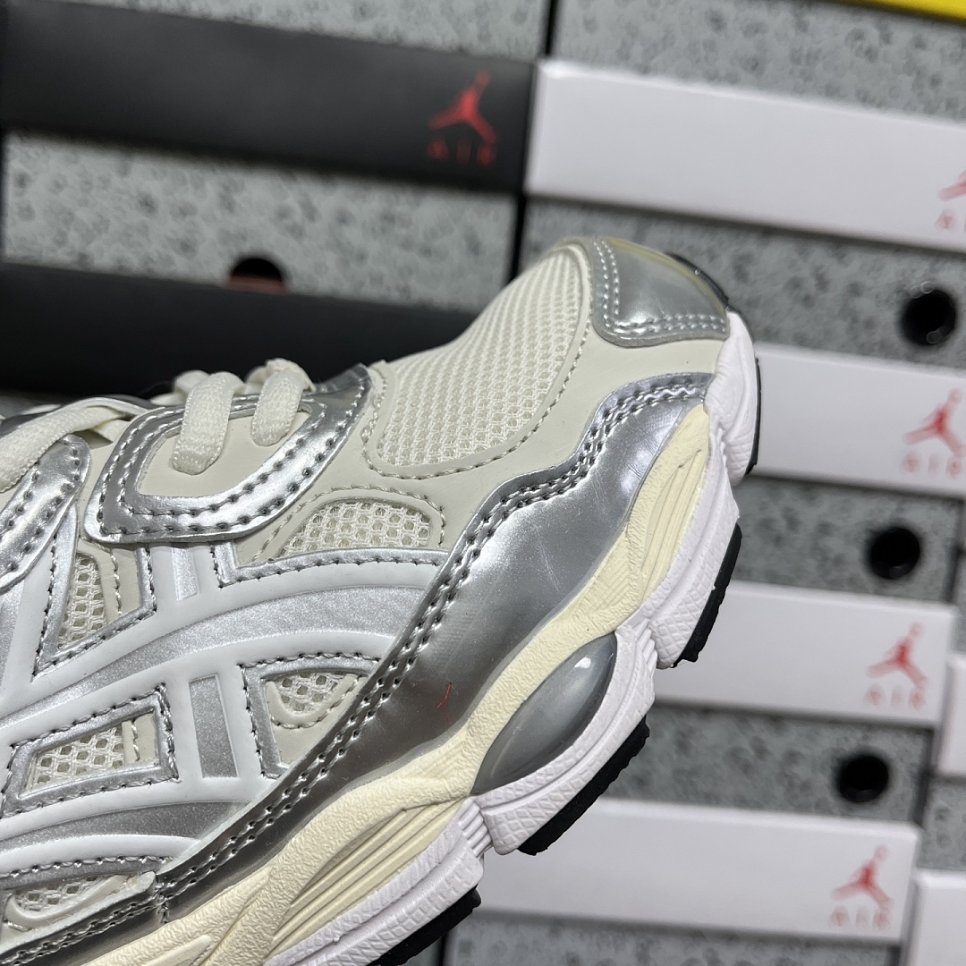ASICS Gel-NYC Cream Pure Silver 1203A805-101 - Image 9