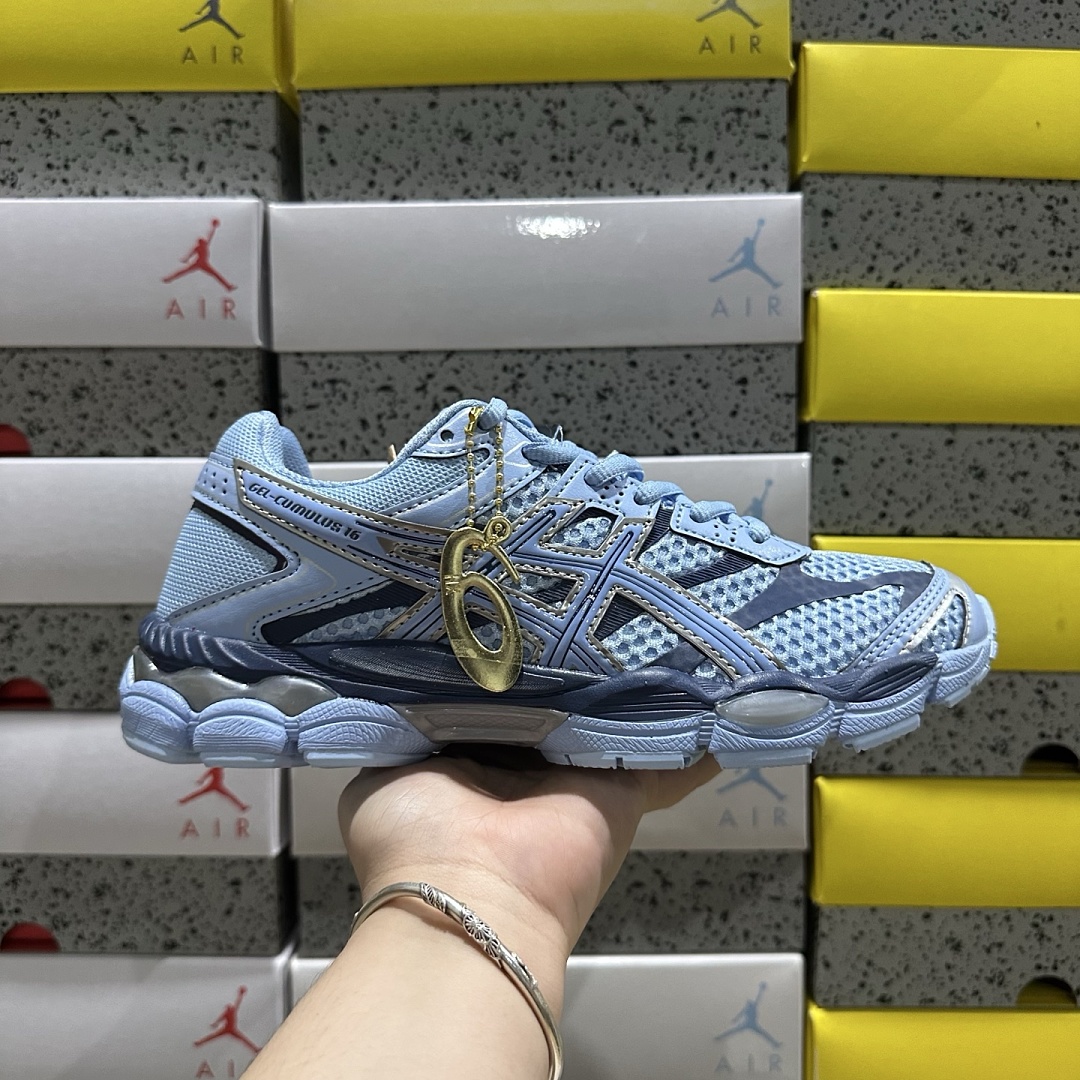 ASICS Gel-Cumulus 16 Stone Wash Independence (Blue) - Image 6