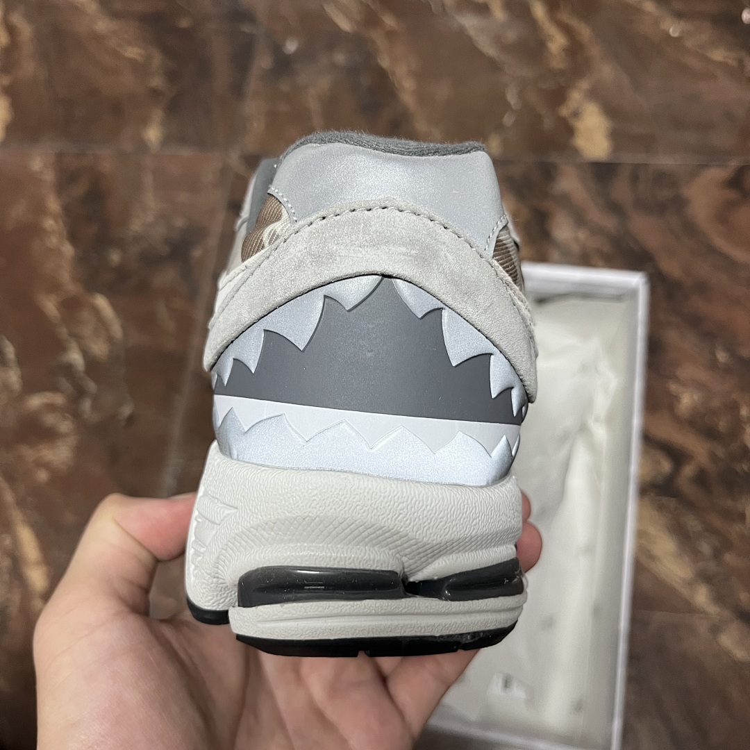 New Balance 2002R BAPE (Grey) - Image 6