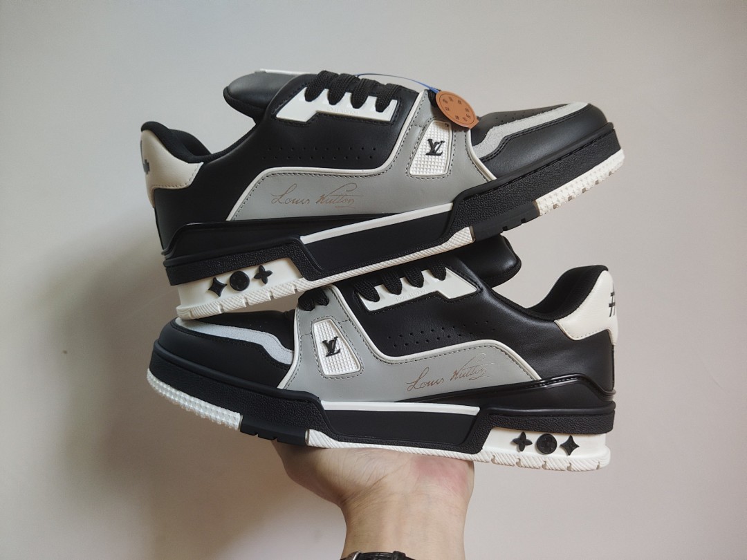 Louis Vuitton LV Trainer (Black Grey White) - Image 7