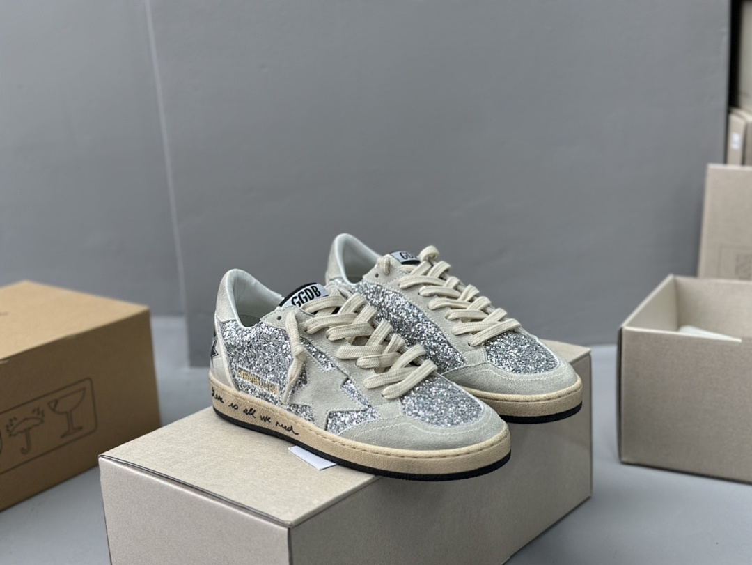 Golden Goose Deluxe Brand Sequin (Silver Grey)