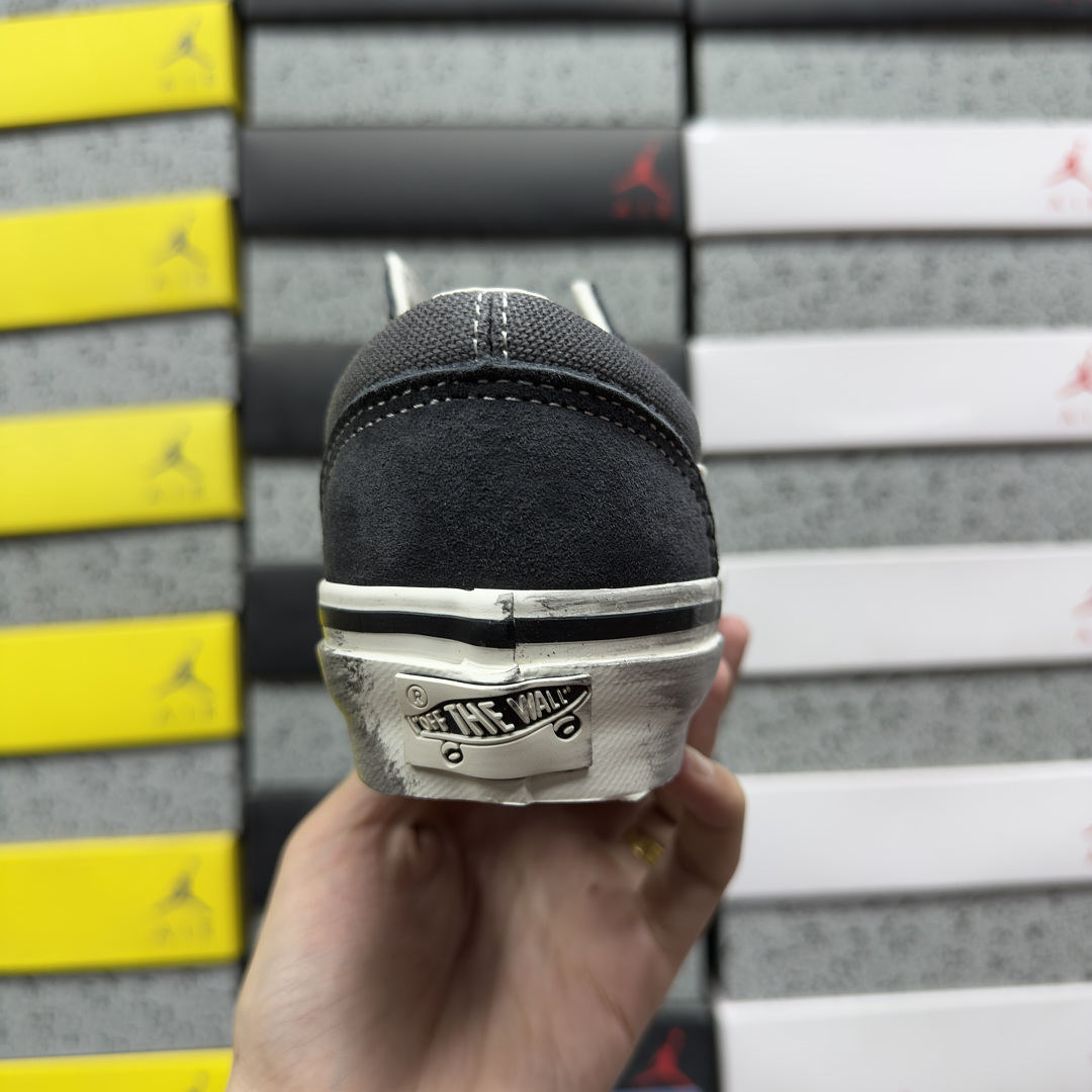 Vans Premium Old Skool 36 Paint Splatter Charcoal (Grey) - Image 8